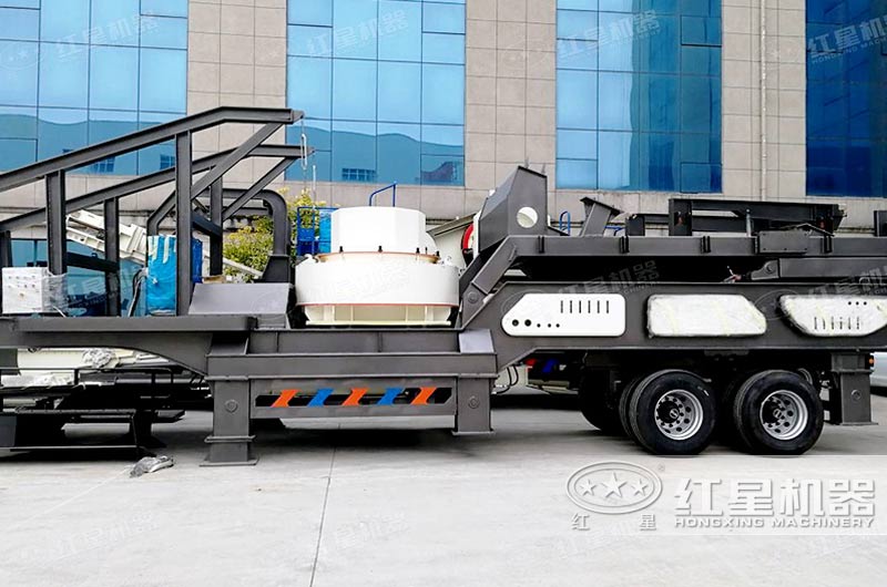 移動(dòng)式制砂機(jī)，隨走隨制砂，靈活多變