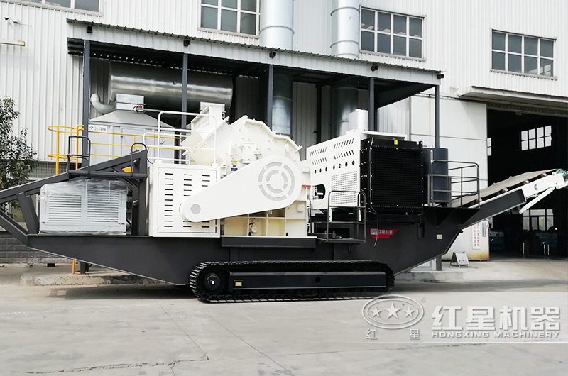 小型移動治沙機圖片，履帶式