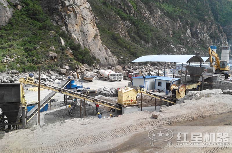山西客戶機制砂生產(chǎn)線