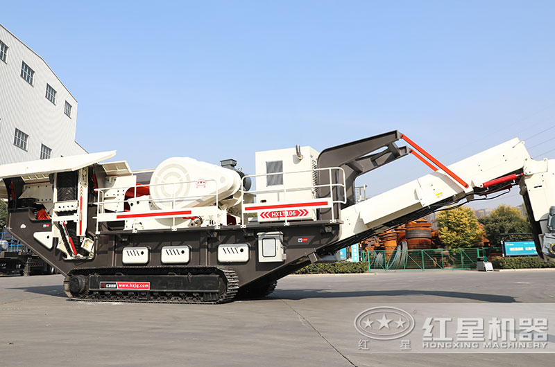 可流動的石頭全自動破碎機，履帶式